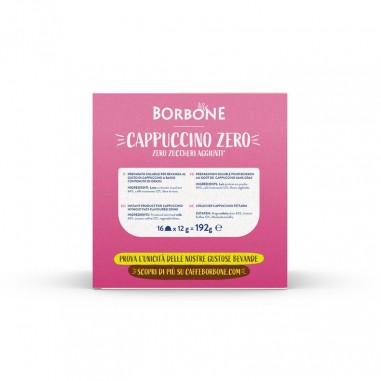 16 Capsule Borbone CAPPUCCINO ZERO Per Bevanda...