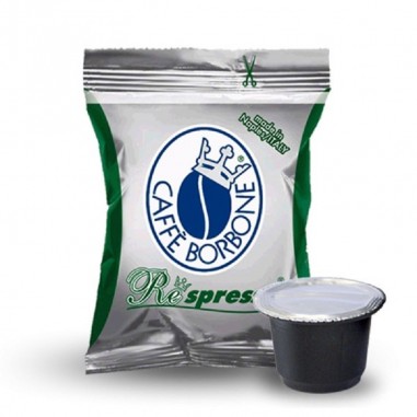 100 Capsule Respresso Caffè Borbone Miscela Dek...