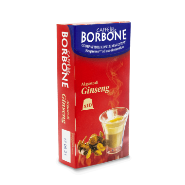 10 Capsule Borbone al Ginseng Compatibile...
