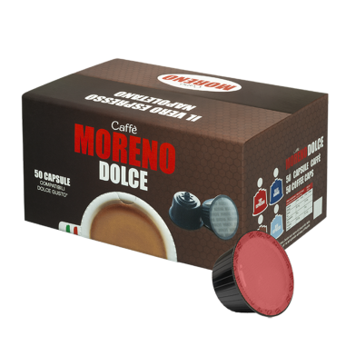 50 Capsule Caffè Moreno Miscela Espresso Bar...