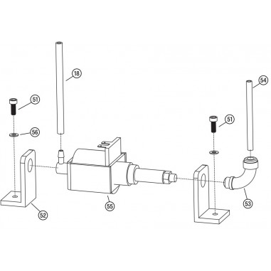 Coppia Antivibranti Pompa per Faber Slot