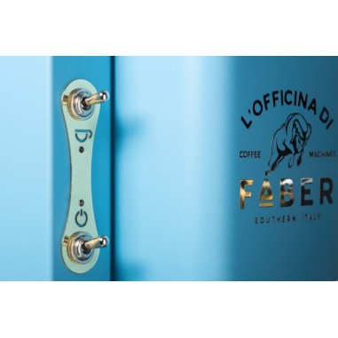 FABER SLOT DELUXE Turquoise Sky Blue & Brass...