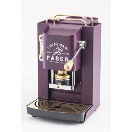 FABER SLOT DELUXE Violet Purple & Brass Macchina a Cialde