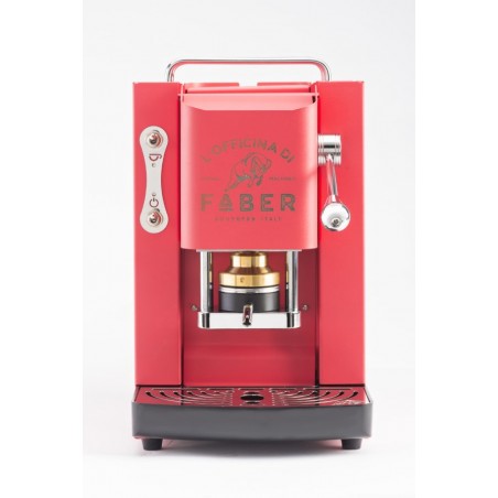 FABER SLOT DELUXE Coral Pink & Silver Macchina a Cialde